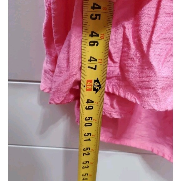 A New Day Women's Romantic Empire Midi Dress Size M Bubblegum Pink Barbie Girly - Picture 8 of 12